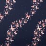Cotton Jersey shimmering butterflies | Glitzerpüppi – midnight blue/dusky pink,  thumbnail number 1