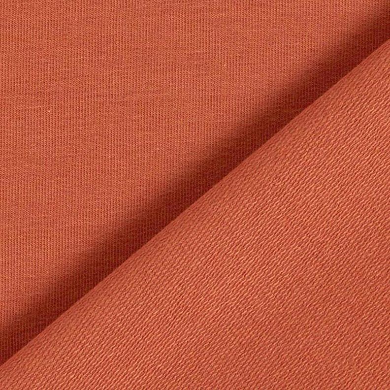 Light French Terry Plain – terracotta,  image number 5