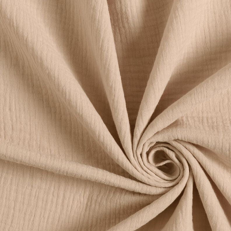 Double Gauze/Muslin – dark beige, image number 1