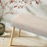 Upholstery Fabric Leather-Look Ultra-Microfibre – beige,  thumbnail number 5