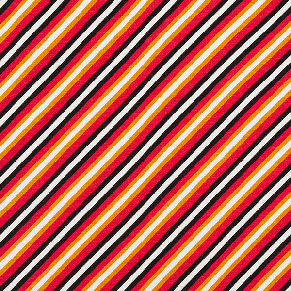 Diagonal Stripes Viscose Jersey – white,  image number 1