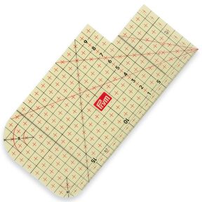 Ironing ruler [20 x 10 cm] | Prym – transparent, 
