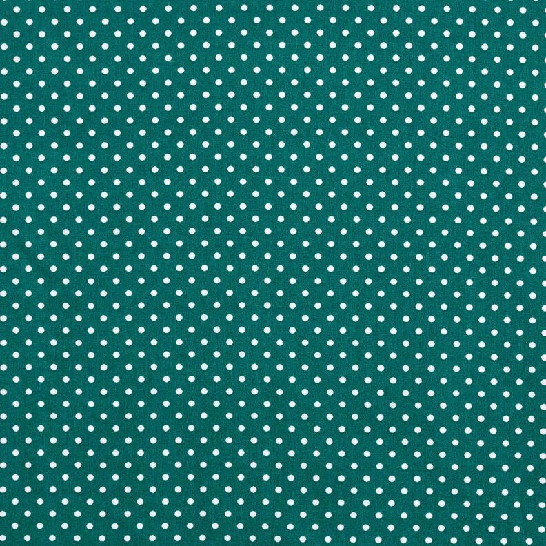 Cotton Poplin Mini polka dots – blue spruce/white,  image number 1