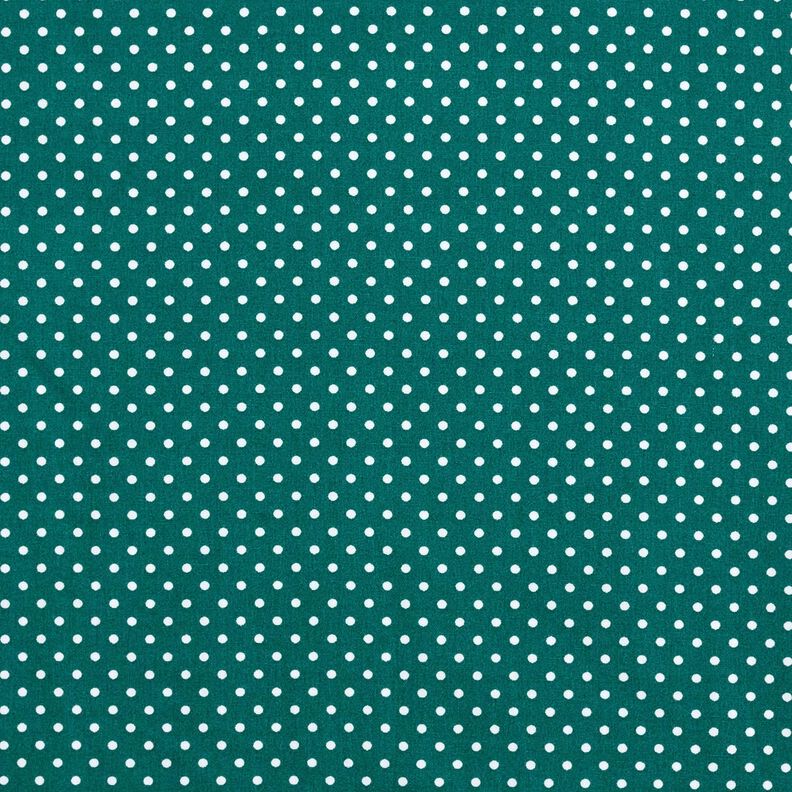 Cotton Poplin Mini polka dots – blue spruce/white,  image number 1