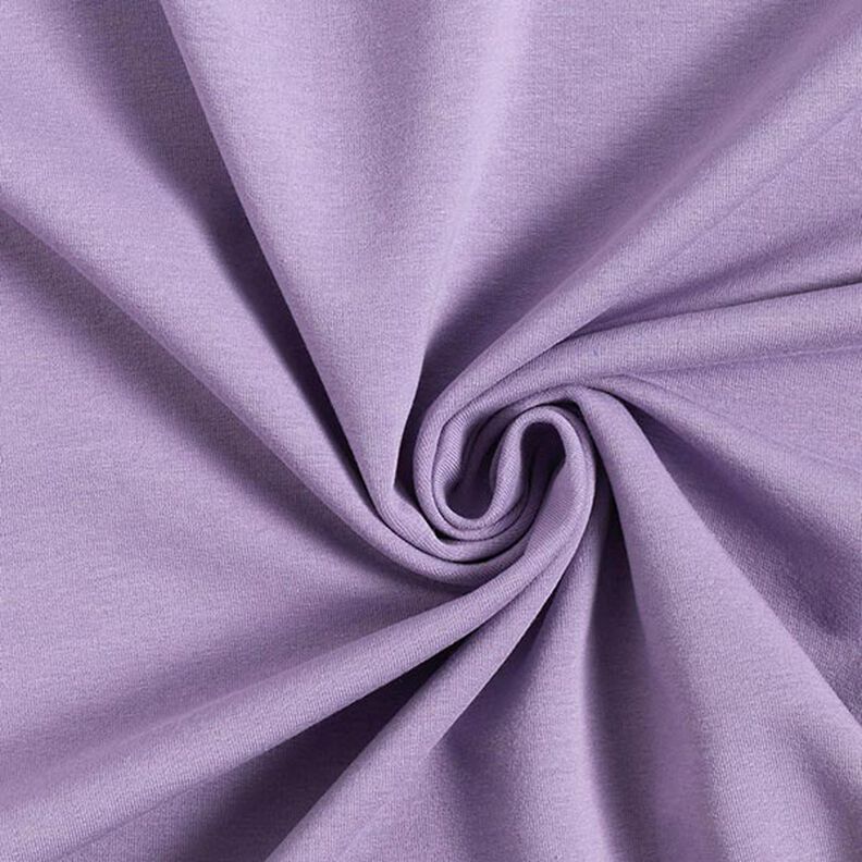 Light Cotton Sweatshirt Fabric Plain – mauve,  image number 1