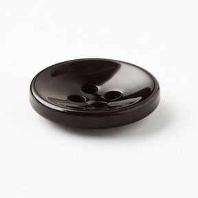 4-hole button marbled [Ø 15 mm] – black, 