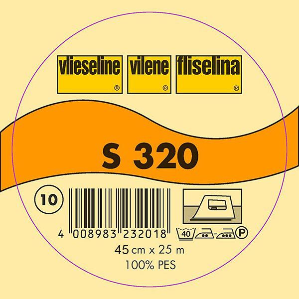 S 320 Lightweight Interlining | Vilene – white,  image number 2