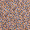 Chiffon millefleurs – indigo/orange,  thumbnail number 1