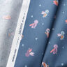 Cotton Poplin Masquerade Ball of the Birds – blue grey | Remnant 60cm,  thumbnail number 3