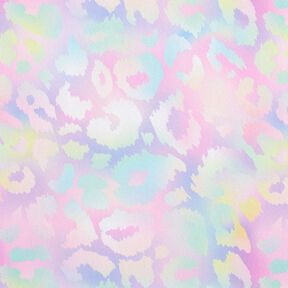 Softshell Leopard print rainbow &ndash; pastel mauve, 