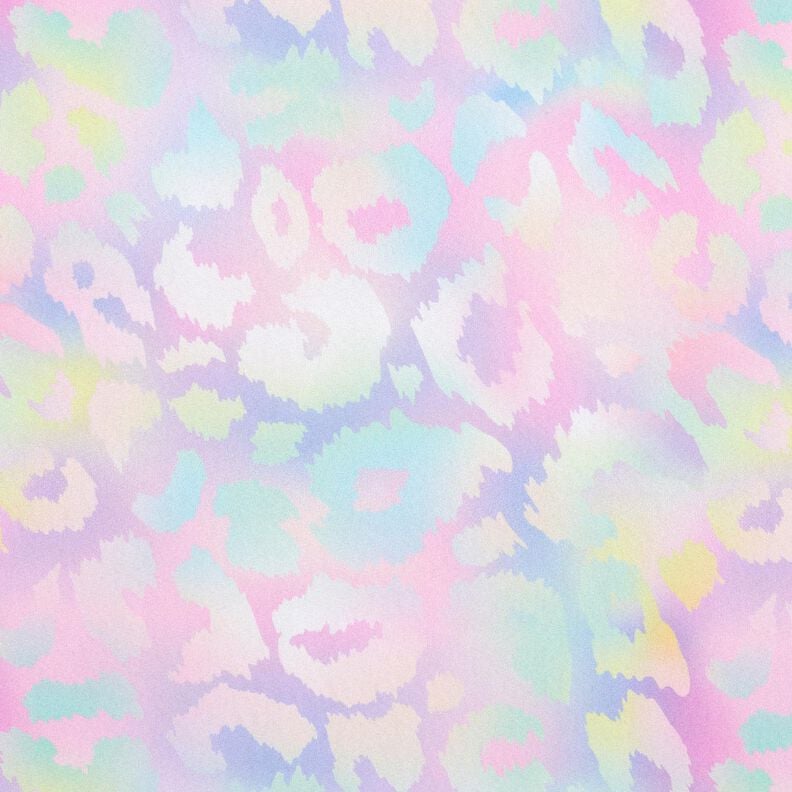 Softshell Leopard print rainbow &ndash; pastel mauve,  image number 1