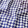 GOTS Cotton Poplin chessboard pattern gradient | TCC x LOOKS by Wolfgang Joop – indigo/burgundy,  thumbnail number 3