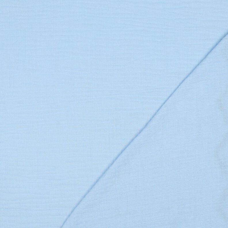 Double Gauze/Muslin double-sided curved edge  | Poppy Fabrics – light blue/royal blue,  image number 4
