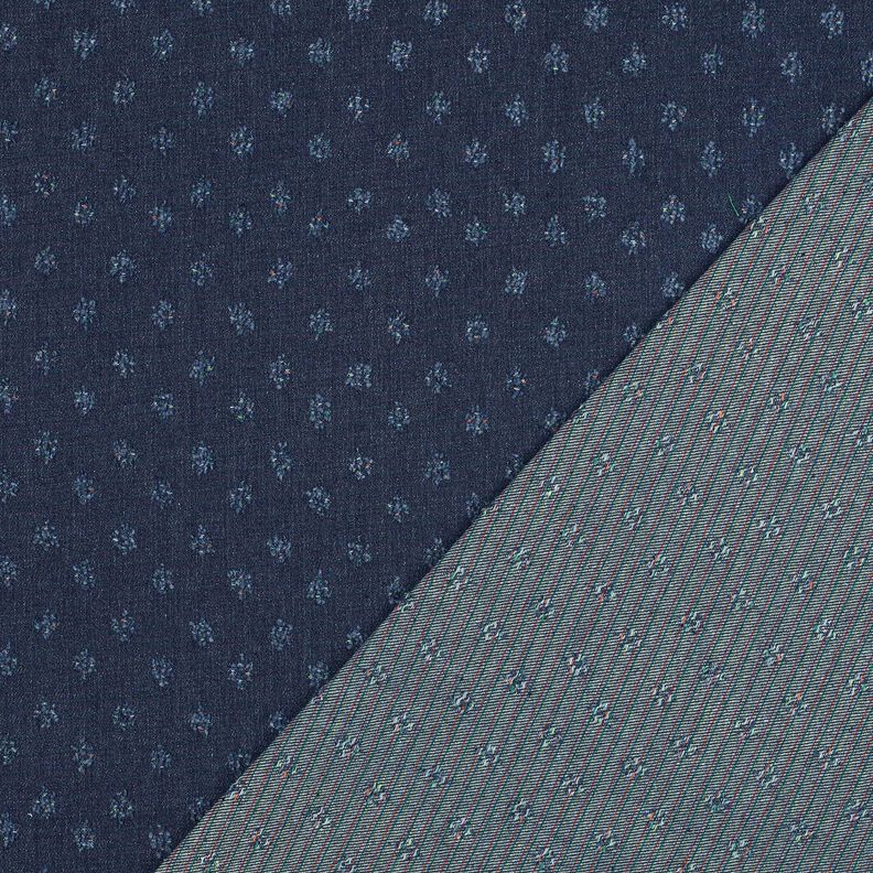 Denim cotton blend dobby – midnight blue, image number 4
