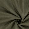 Linen fabric ramie mix stonewashed, heavy quality – dark pine,  thumbnail number 1