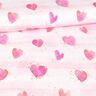 Cotton Jersey Hearts | Glitzerpüppi – light pink/white,  thumbnail number 2