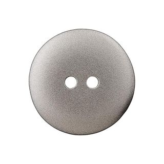 Metallic 2-Hole Polyester Button – silver, 