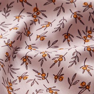 Berry Branches Cotton Poplin – rosé, 