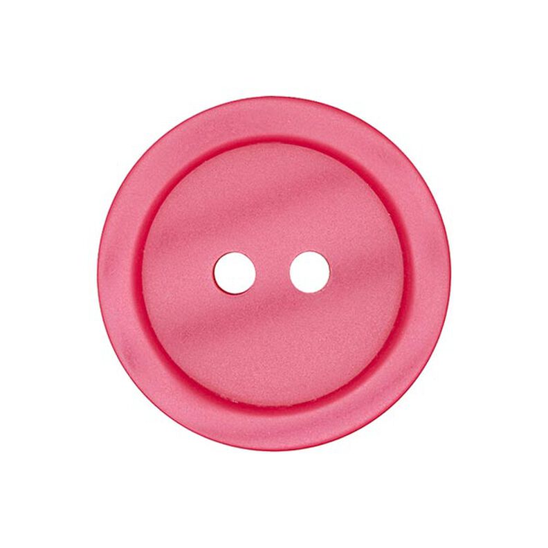 Basic 2-Hole Plastic Button - pink,  image number 1