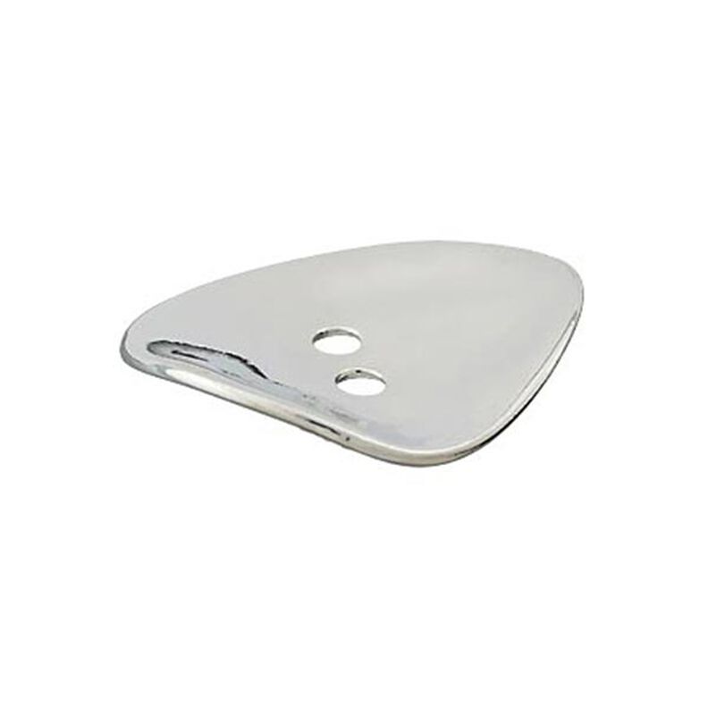 Metal 2-Hole Button  – silver metallic,  image number 2