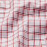 Shirt fabric offset check – white/navy blue,  thumbnail number 2