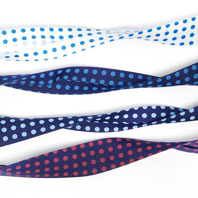 Dotty Bias Tape (20 mm) 3 – navy,  image number 2