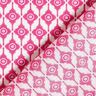 <h2>Cotton Voile with Abstract Diamonds, White/Pink &ndash; Lightweight & Printed</h2>,  thumbnail number 4