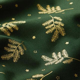 Christmas tree cotton poplin fabric – fir green, 