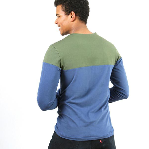 HERR LEVI Long-Sleeved Top with Colour Blocking | Studio Schnittreif | S-XXL,  image number 6