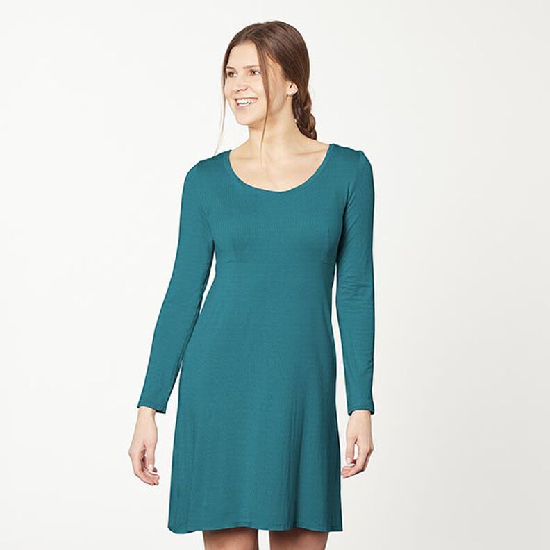 Bamboo Viscose Jersey Plain – petrol,  image number 7