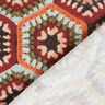 Crochet Look Fine Knit – red/light blue,  thumbnail number 4