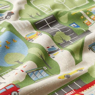 Half Panama Decor Fabric Road Landscape, 