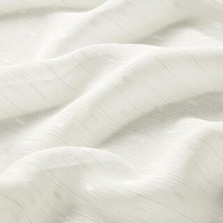 Crepe Chiffon Glitter Stripes & Dots – white, 