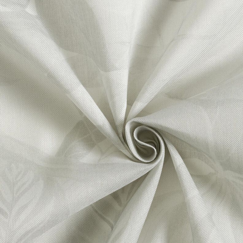 Outdoor Curtain Fabric Leaves 315 cm  – silver grey,  image number 4