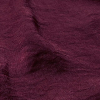 Plain crinkle lightweight blouse fabric – merlot | Remnant 50cm, 