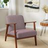 Upholstery Fabric Sheepskin look – mauve grey,  thumbnail number 6