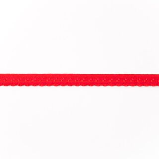Elasticated Edging Lace [12 mm] – red, 