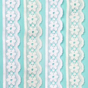 Stretch Lace [27 mm] - white, 