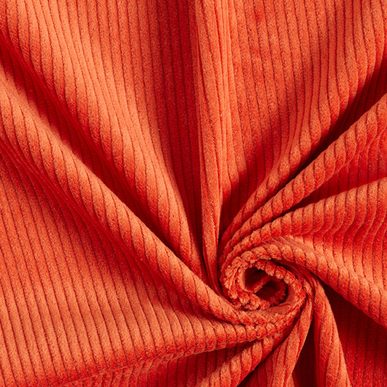 Chunky Corduroy pre-washed Plain – orange,  image number 1
