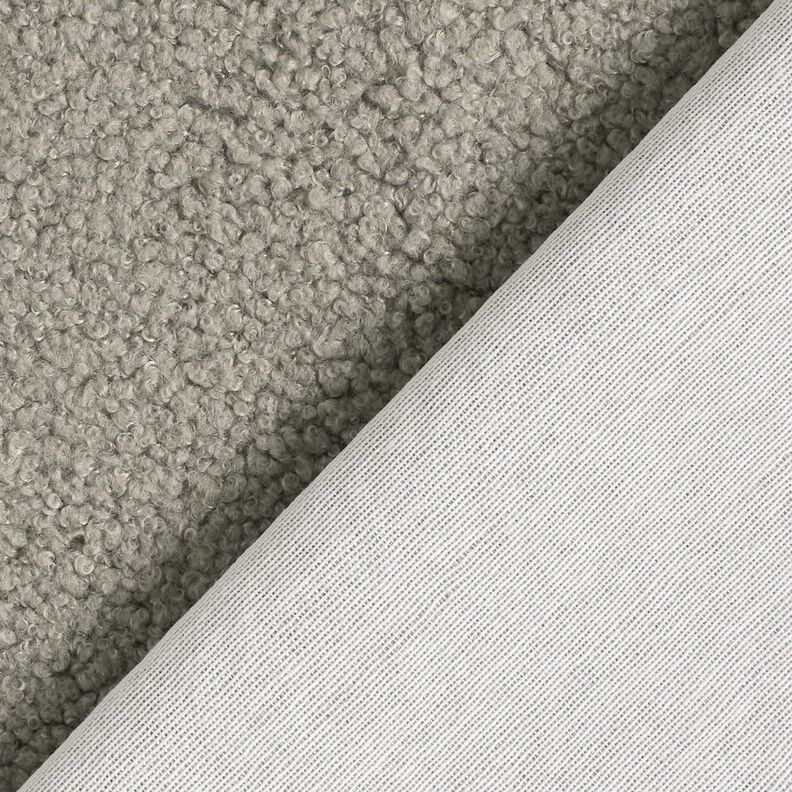 Upholstery Fabric Sheepskin look – taupe, image number 3