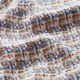 Cotton tweed multicoloured checks – offwhite/blue,  thumbnail number 2