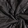 Quilted Fabric subtle sheen diamonds – black,  thumbnail number 3