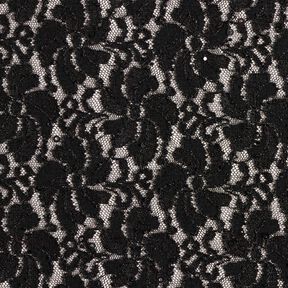 Lace Sequins Flowers – black, 