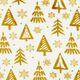Cuddly fleece, Christmas – white/gold,  thumbnail number 1