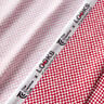 GOTS Cotton Jersey Mini Check | TCC x LOOKS by Wolfgang Joop – red/white,  thumbnail number 4