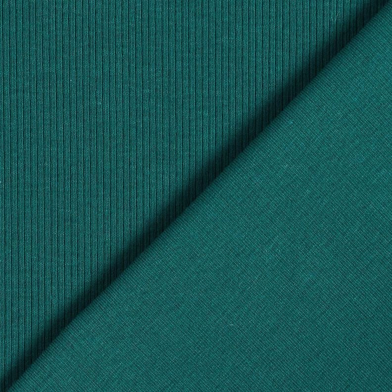 Ribbed Jersey fine 2-1-1-1 ribs – dark green,  image number 3
