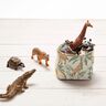 Decor Fabric Half Panama jungle animals – natural/caramel,  thumbnail number 5