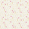 Cotton Poplin Hearts and Stars – offwhite/gold,  thumbnail number 1