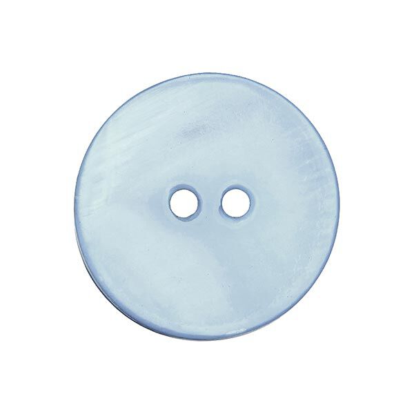 Pastel Mother of Pearl Button - light blue,  image number 1