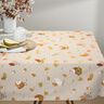 Decor Fabric Half Panama chicken family – natural/brown,  thumbnail number 7